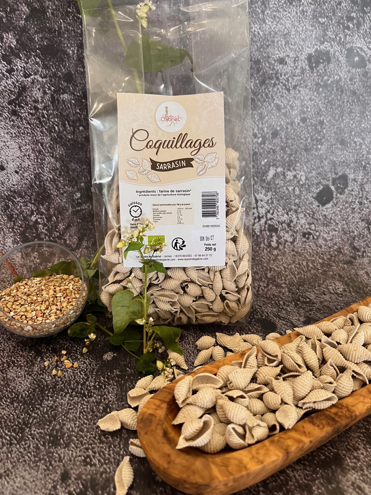 coquillages de sarrasin